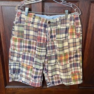 J Crew mens madras shorts 32